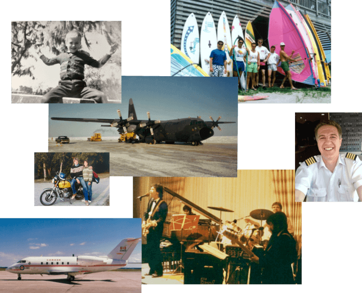 Picture Collage of Normand Deslandes_pilot