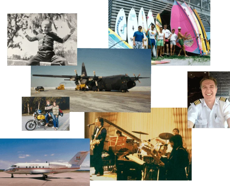 Picture Collage of Normand Deslandes_pilot